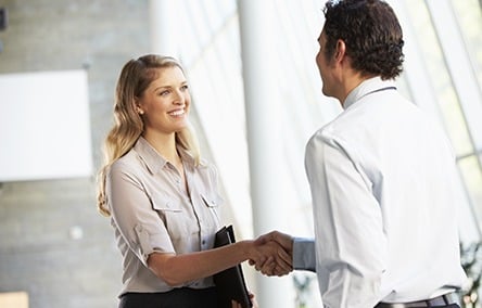 Photo from a job interview